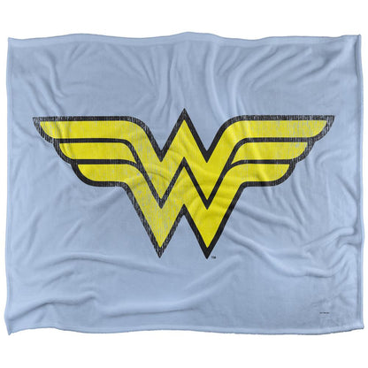 Multicoloured - Back - Wonder Woman Logo Blanket