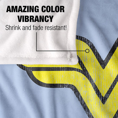 Multicoloured - Lifestyle - Wonder Woman Logo Blanket