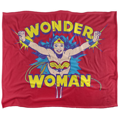 Multicoloured - Back - Wonder Woman Flying Blanket