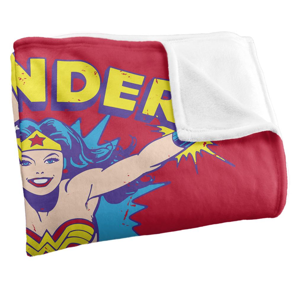 Multicoloured - Side - Wonder Woman Flying Blanket