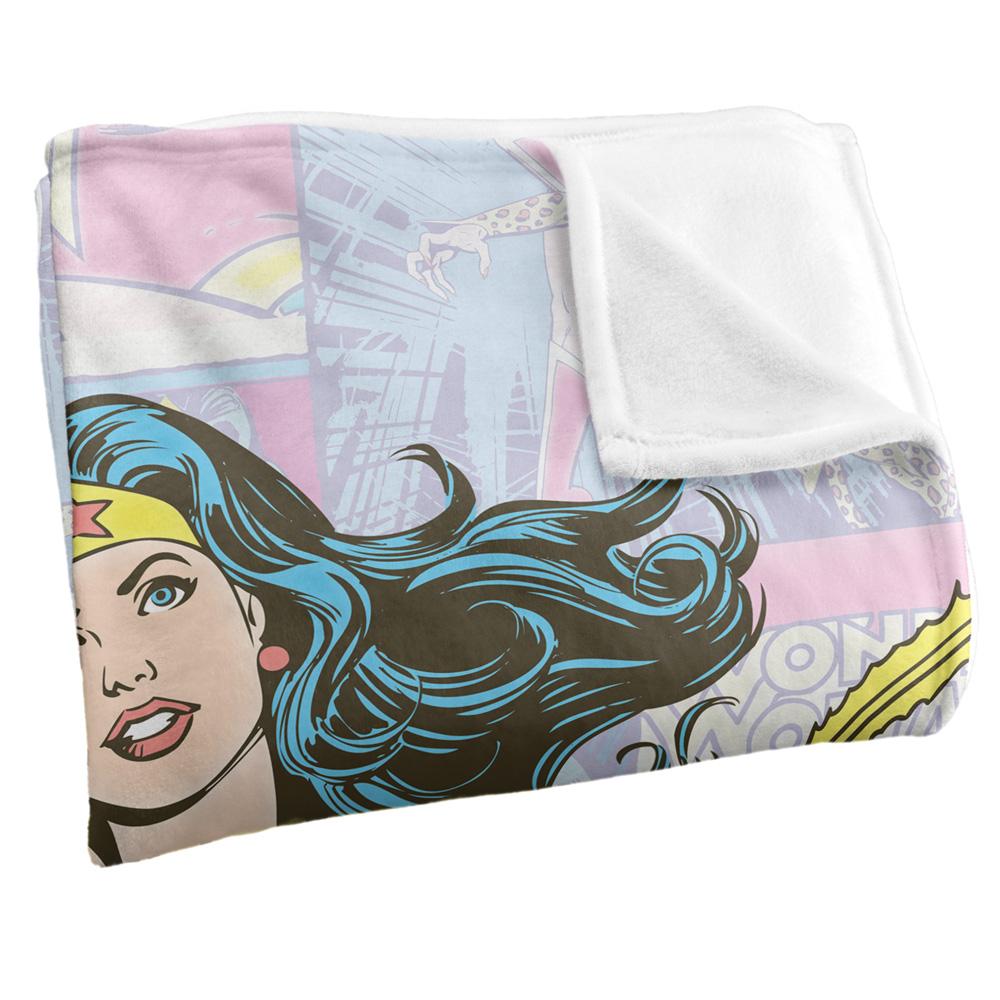 Multicoloured - Side - Wonder Woman Lasso Blanket