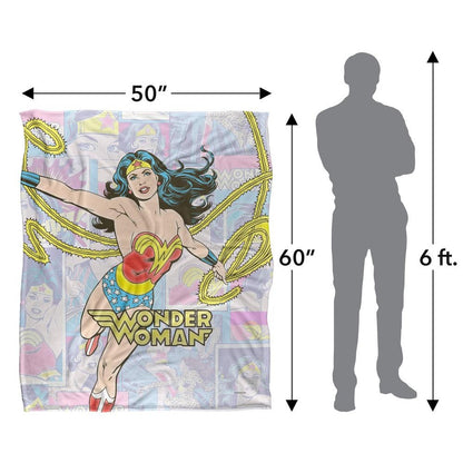 Multicoloured - Pack Shot - Wonder Woman Lasso Blanket