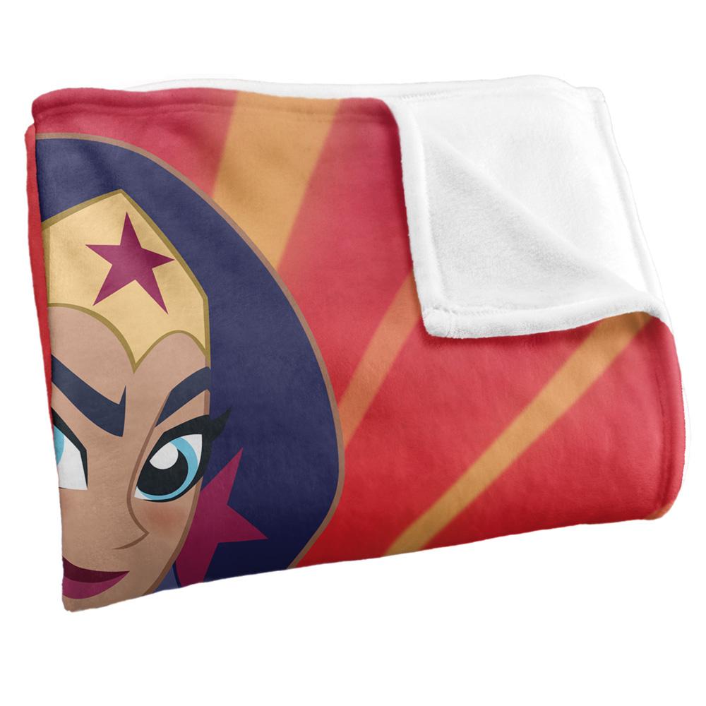 Multicoloured - Side - Superhero Girls Wonder Woman Blanket