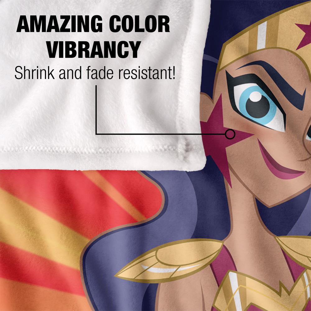 Multicoloured - Lifestyle - Superhero Girls Wonder Woman Blanket