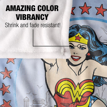 Multicoloured - Lifestyle - Wonder Woman Vintage Blanket