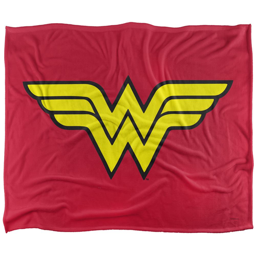 Multicoloured - Back - DC Comics Logo Wonder Woman Blanket