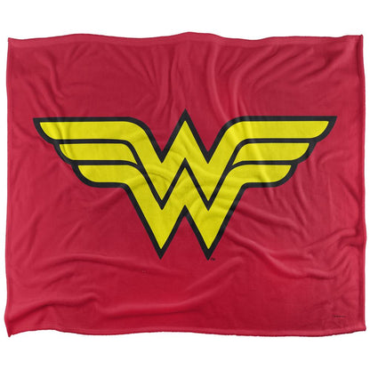 Multicoloured - Back - DC Comics Logo Wonder Woman Blanket