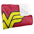 Multicoloured - Side - DC Comics Logo Wonder Woman Blanket
