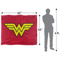 Multicoloured - Pack Shot - DC Comics Logo Wonder Woman Blanket