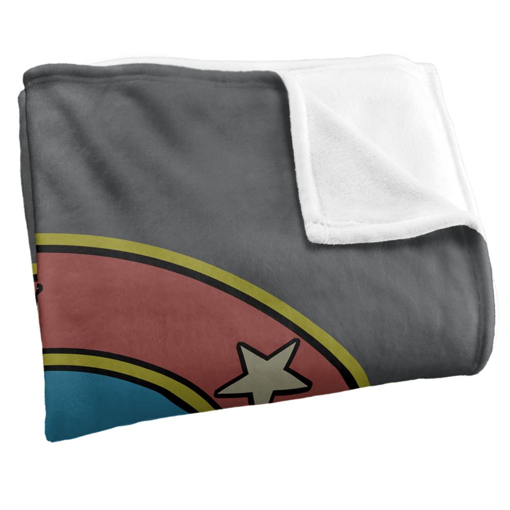 Multicoloured - Side - Wonder Woman Vintage Logo Blanket