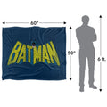 Multicoloured - Pack Shot - DC Comics Logo Batman Blanket