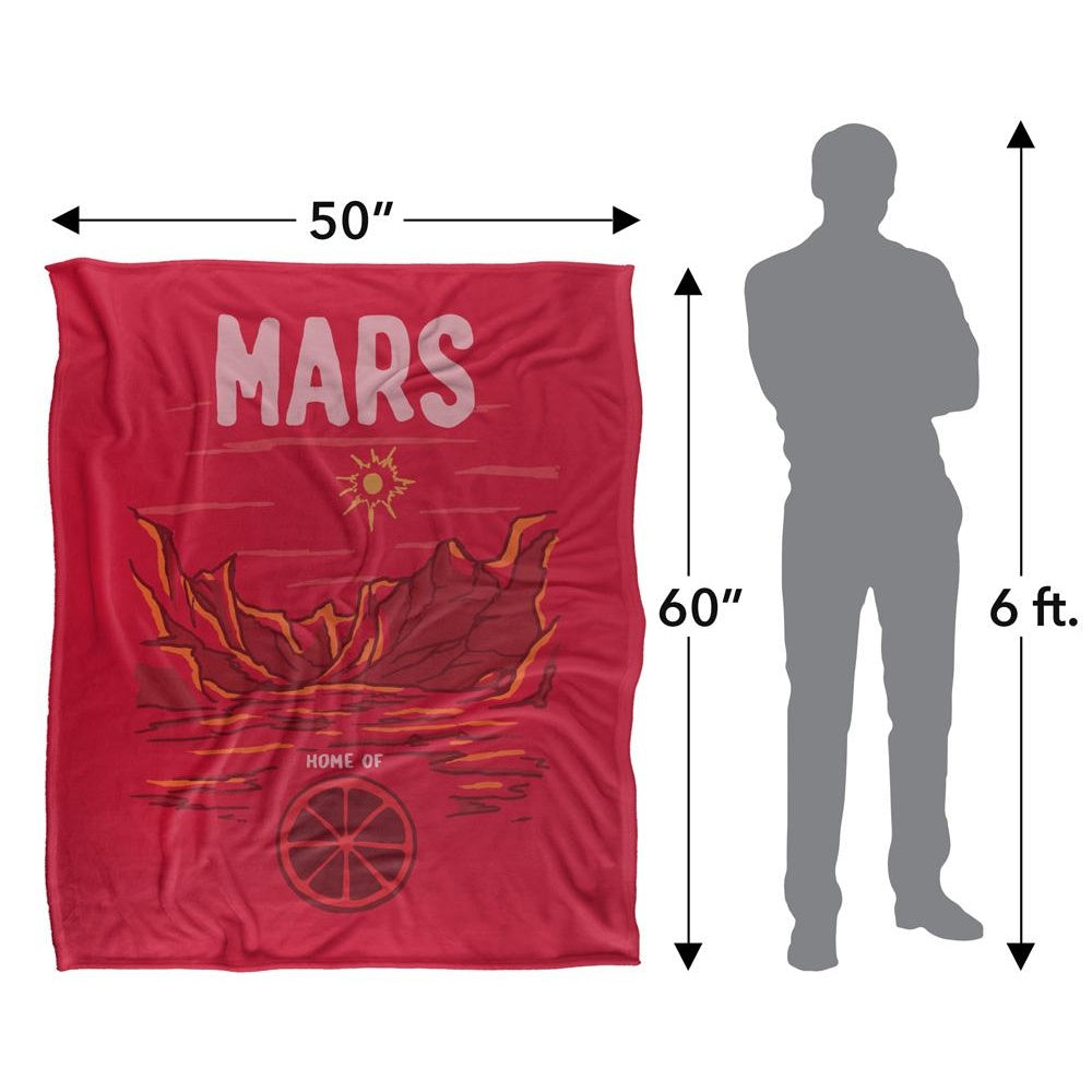 Multicoloured - Pack Shot - DC Originals Mars Blanket