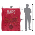 Multicoloured - Pack Shot - DC Originals Mars Blanket