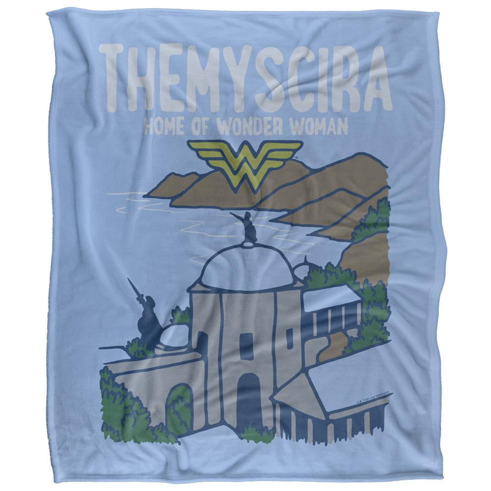 Multicoloured - Back - Wonder Woman Themyscira Blanket