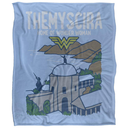 Multicoloured - Back - Wonder Woman Themyscira Blanket