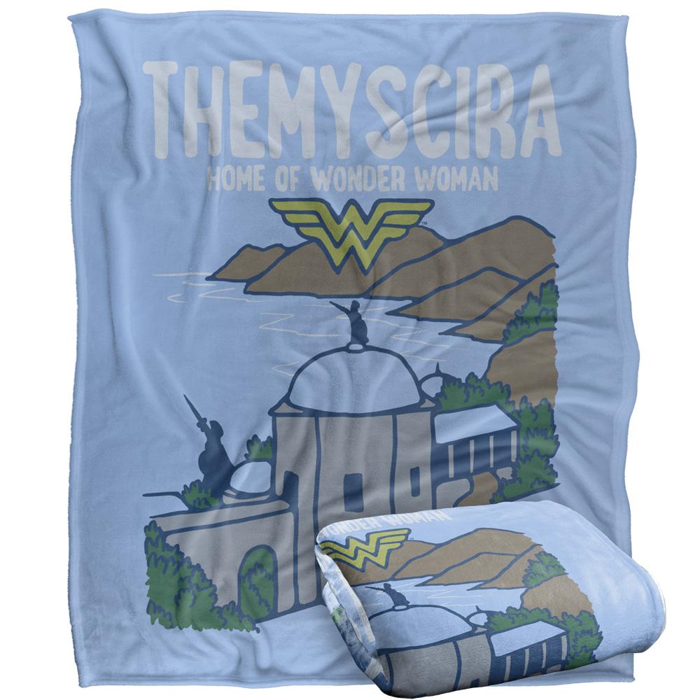 Multicoloured - Side - Wonder Woman Themyscira Blanket