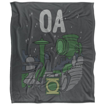 Multicoloured - Back - Green Lantern OA Blanket