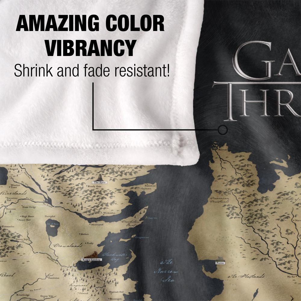 Multicoloured - Lifestyle - Game Of Thrones World Map Blanket