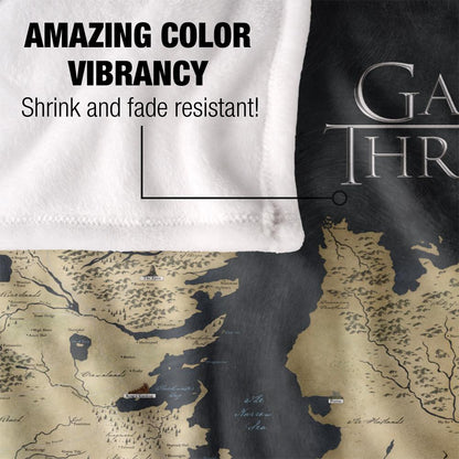 Multicoloured - Lifestyle - Game Of Thrones World Map Blanket