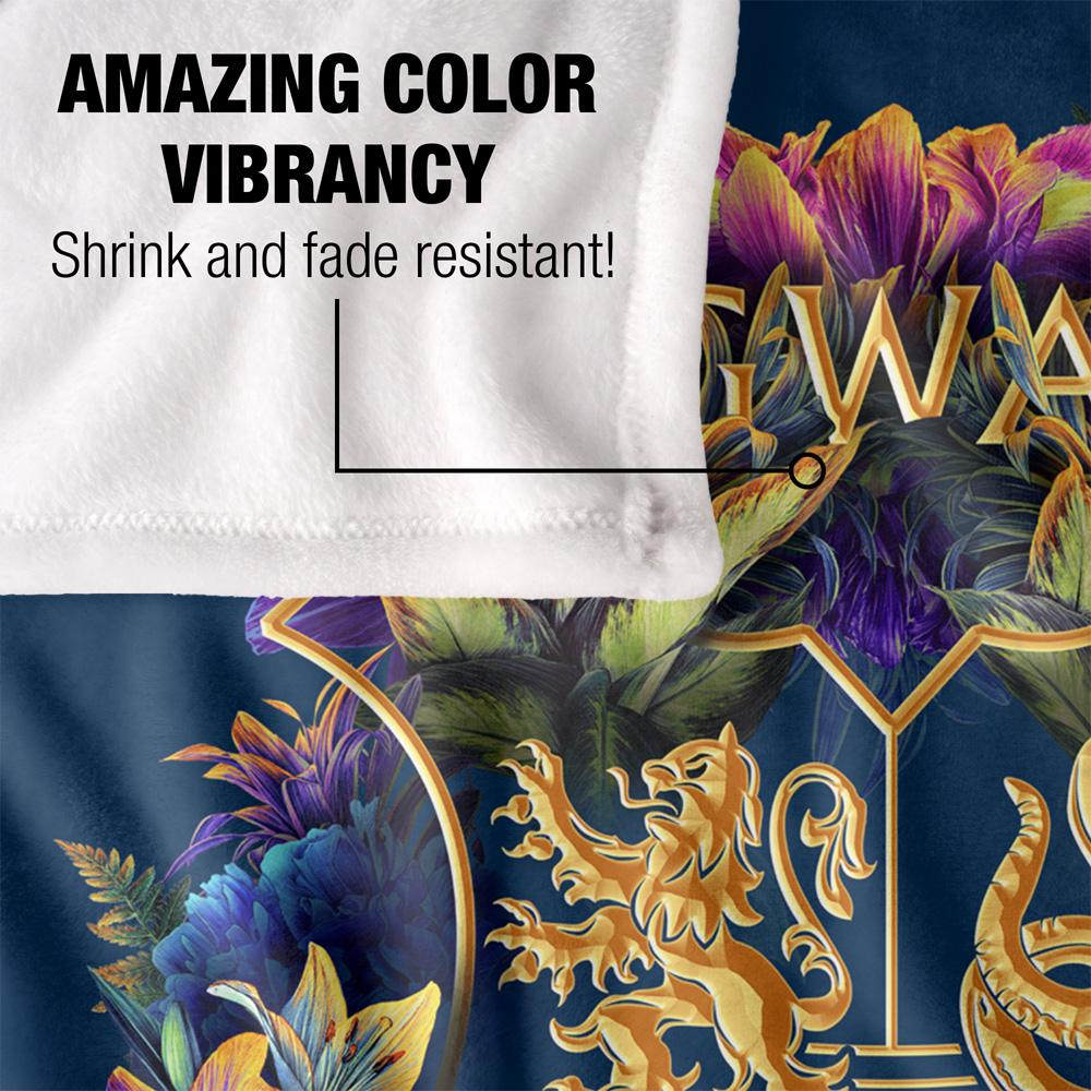 Multicoloured - Lifestyle - Harry Potter Hogwarts Floral Blanket