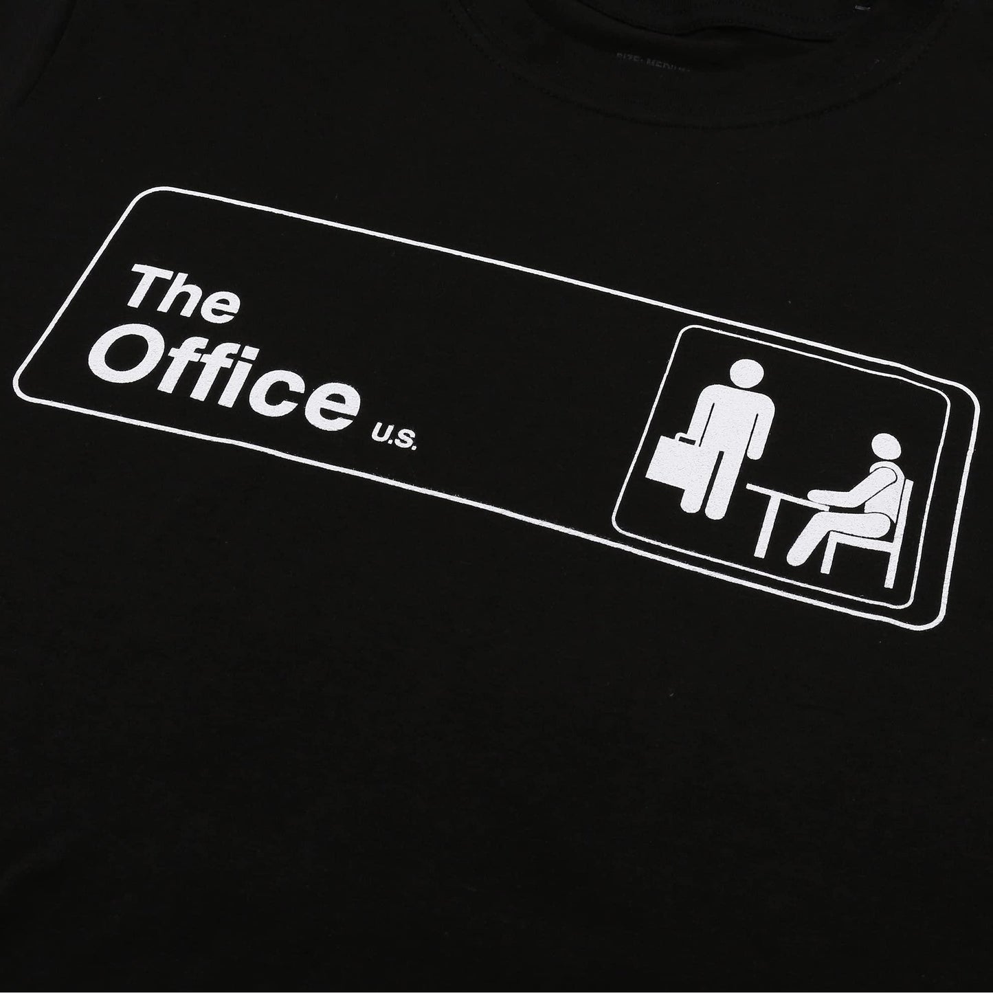 Black - Pack Shot - The Office Mens Logo T-Shirt