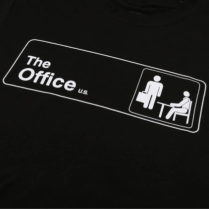 Black - Pack Shot - The Office Mens Logo T-Shirt