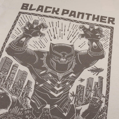 Natural - Lifestyle - Black Panther Mens Linocut T-Shirt