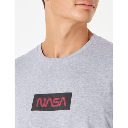 Athletic Heather - Lifestyle - NASA Mens Box Logo T-Shirt