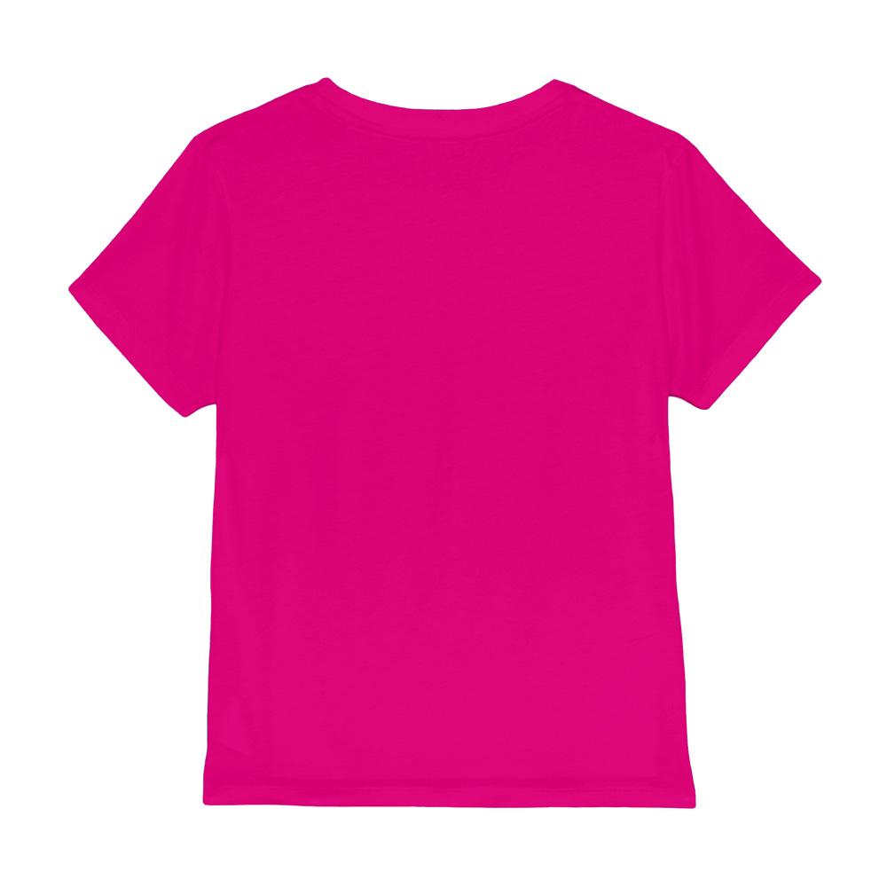 Fuchsia - Side - Lilo & Stitch Girls Aloha Surf T-Shirt