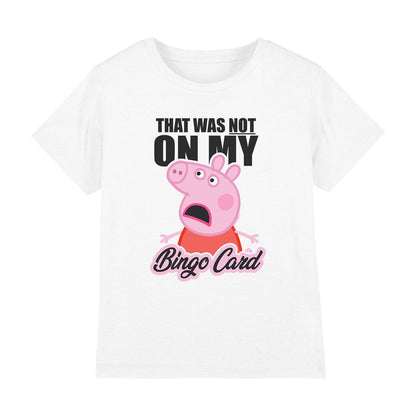 White - Lifestyle - Peppa Pig Girls Bingo Card T-Shirt