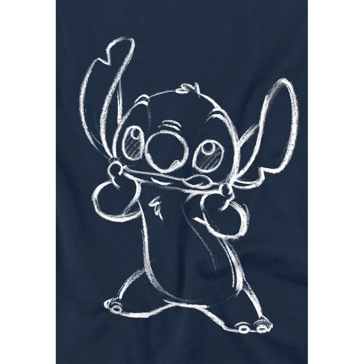 Navy - Lifestyle - Lilo & Stitch Unisex Adult Sketch T-Shirt