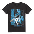 Black - Front - Lilo & Stitch Unisex Adult Manga Jump T-Shirt