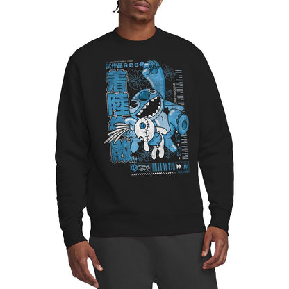 Black - Lifestyle - Lilo & Stitch Unisex Adult Manga Jump Sweatshirt