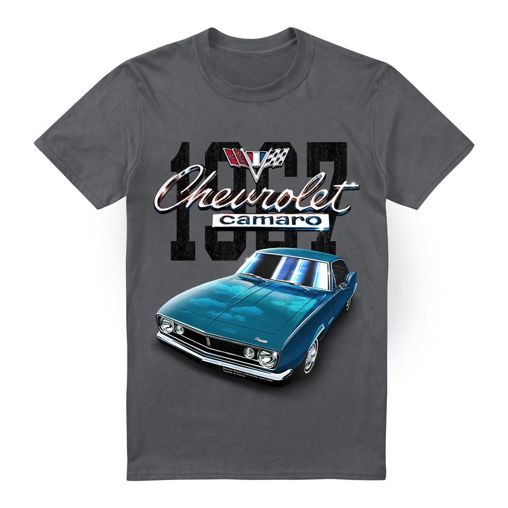 Charcoal Grey - Front - Chevrolet Unisex Adult 1967 Camaro Classic T-Shirt