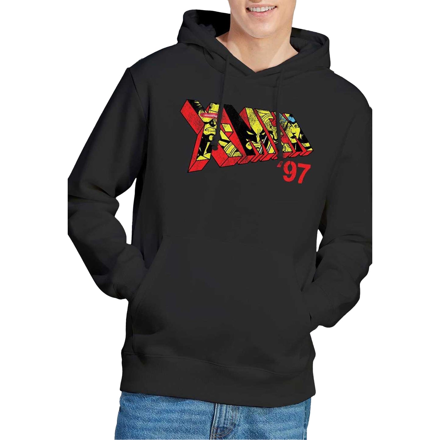 Athletic Heather - Lifestyle - X-Men 97 Unisex Adult Comic Logo Hoodie