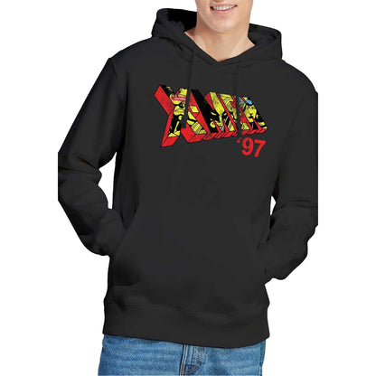 Athletic Heather - Lifestyle - X-Men 97 Unisex Adult Comic Logo Hoodie