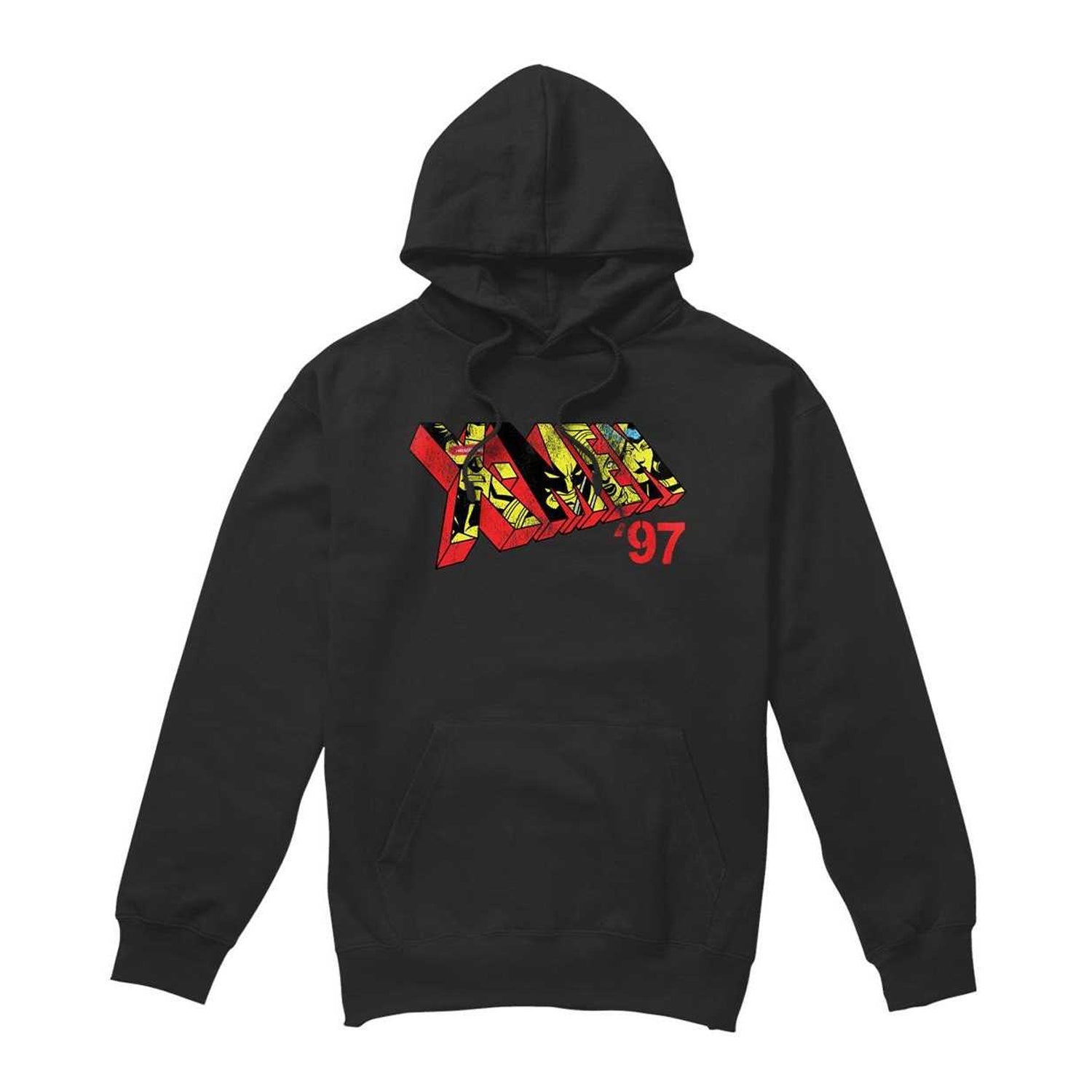 Athletic Heather - Front - X-Men 97 Unisex Adult Comic Logo Hoodie