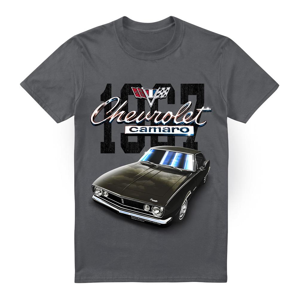Charcoal - Front - Chevrolet Unisex Adult Camaro Classic T-Shirt