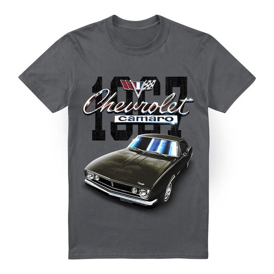 Charcoal - Front - Chevrolet Unisex Adult Camaro Classic T-Shirt