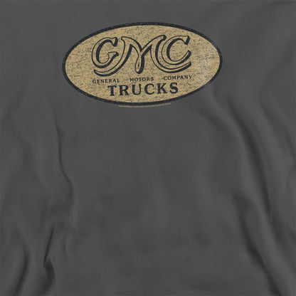 Charcoal - Pack Shot - GMC Unisex Adult Vintage Logo Sweatshirt