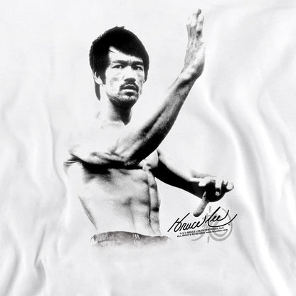White - Side - Bruce Lee Unisex Adult Serenity Sweatshirt