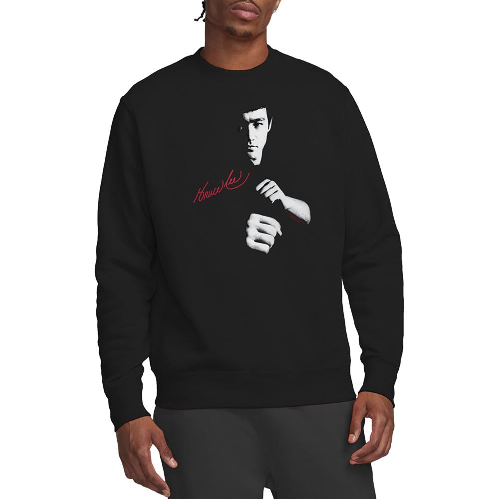 Black - Lifestyle - Bruce Lee Unisex Adult The Dragon Awaits Sweatshirt
