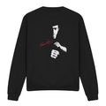 Black - Front - Bruce Lee Unisex Adult The Dragon Awaits Sweatshirt