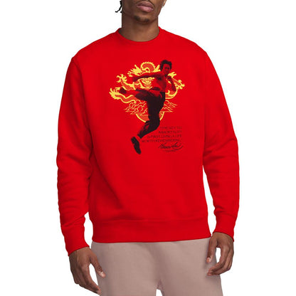 Red - Lifestyle - Bruce Lee Unisex Adult Immortal Dragon Sweatshirt