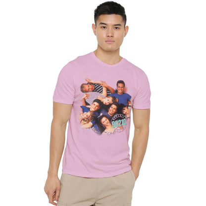 Pink - Lifestyle - 90210 Unisex Adult Gang In Logo T-Shirt