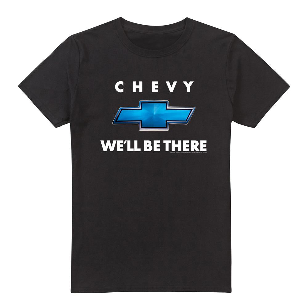Black - Front - Chevrolet Unisex Adult Well Be There T-Shirt