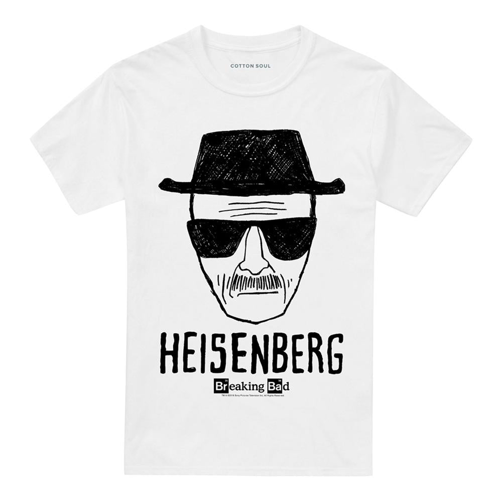 White - Front - Breaking Bad Unisex Adult Heisenberg T-Shirt