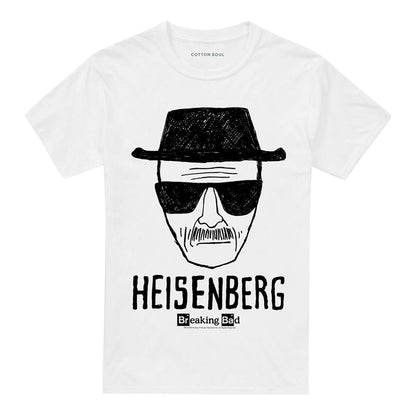 White - Front - Breaking Bad Unisex Adult Heisenberg T-Shirt