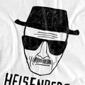 White - Side - Breaking Bad Unisex Adult Heisenberg T-Shirt