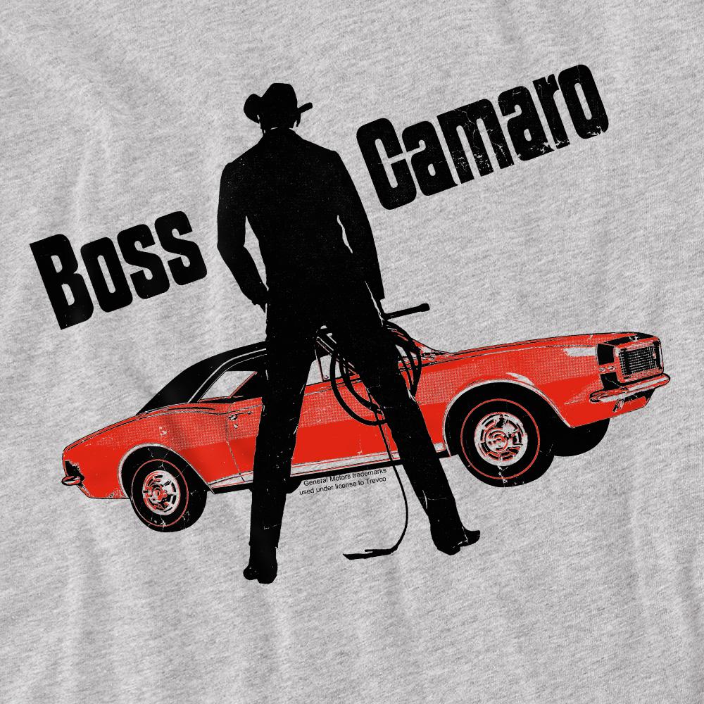 Athletic Heather - Side - Chevrolet Unisex Adult Boss Camaro T-Shirt